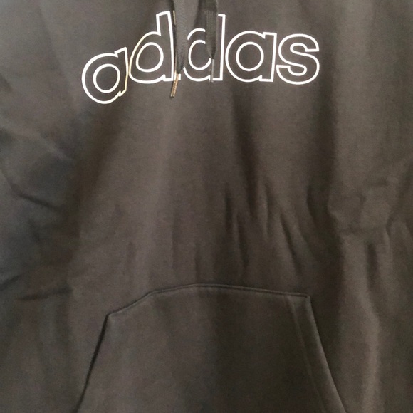 Adidas Fleece Pullover Sweatshirt Hoodie - Picture 8 of 8